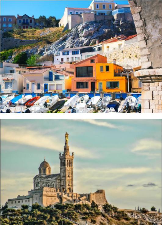 Апартаменты Chic Et Boheme A Endoume, A Deux Pas Du Vieux-Port Марсель Экстерьер фото